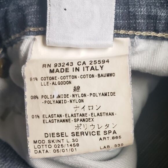 VINTAGE DIESEL JEANS - 28 - MADE IN ITALY - Picture 12 of 16